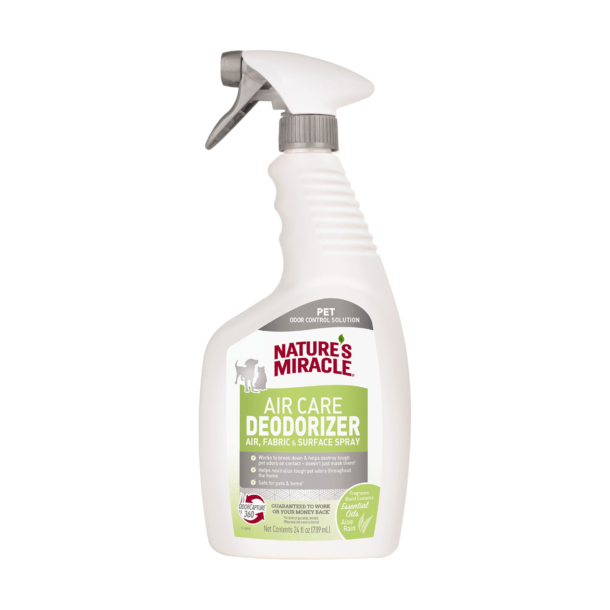 Дезодорувальний спрей для кішок та собак 8 In 1 Nature's Miracle Aloe Rain з ароматом алое, 709 мл
